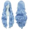 Peluca de cosplay de cabello universal, peluca de cabello Niang Cos, cabello largo y rizado, cabello rizado de seda de alta temperatura, peluca de anime de cabello universal