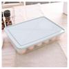 Caja de huevos de almacenamiento de cocina creativa colorida de 24 compartimentos caja de almacenamiento de plástico a prueba de roturas caja para mantener la frescura en el refrigerador venta al por mayor