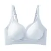 Sujetador Levantador y Reafirmante de Base Líquida, Antideslizante, Transpirable, Reducción Lateral del Busto, Soporte Suave, Sujetador Push-Up para Mujer V035