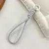 Cordão Colorido Novo para Celular Transfronteiriço, Corda Trançada Feita à Mão, Chaveiro para Capa de Celular DIY, Alça Destacável Anti-Perda para Garrafa de Água