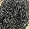 Cuentas pequeñas de 4MM turmalina negra cuentas facetadas ángulo de corte de disco duro Cuentas pequeñas Mimi Cuentas