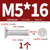 Tornillos de Aluminio Dorado Tornillos de Aleación de Aluminio 6061 Tornillos de Cabeza Phillips Tornillos para Máquina de Cabeza Plana de Aluminio M4M5M6M8