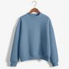Suéter de color polar con forro polar de Corea del Sur para mujer otoño e invierno Nuevo uniforme de béisbol chaqueta de estudiante suéter holgado grueso de cuello alto pequeño