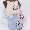 Adorable Gorro de Panda para Bebé Estilo Otoño e Invierno Dibujo Animado Infantil Peluche Cortavientos Cálido Protección para Orejas Diversión Infantil