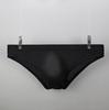 Cueca masculina cueca de seda de gelo U design de filme convexo Roupa interior de comércio exterior ultra-fina roupa interior de seda de gelo
