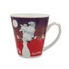 Taza con Embudo en Forma de V 12 oz Regalo Práctico Regalo de Navidad Taza Publicitaria con Logo Personalizado Artículos de Merchandising Taza de Cerámica