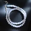 Colar de Ágata Vermelha e Branca Estilo Chinês Moda de Nicho Feminina com Contas Exquisito Corrente para Clavícula de Alto Padrão Luxo Acessível Joias de Nicho