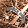 Pulsera Benmingfo Corazón Sutra Plata 999 Santo Patrón Zodiacal Pareja Hombres y Mujeres Plata de Ley Personalidad Moderna Hombres y Mujeres Sólido