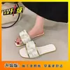 Nuevos Zapatos de Hada para Fiesta Estilo Francés Verano 2025 con Elegantes Volantes, Adecuados para Uso en Exteriores, Sandalias Planas