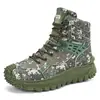 Novas botas Martin camufladas masculinas de outono para tamanhos grandes, botas masculinas estilosas para atividades ao ar livre, sapatos de cano alto para caminhada e trekking para homens