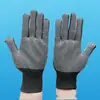 Luvas de Trabalho Resistentes ao Desgaste com Dois ou Três Dedos Expostos, Compatíveis com Tela Sensível ao Toque, para Colheita de Chá, Luvas Pretas de Meio Dedo, Proteção do Trabalho para Homens