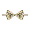 Faixa de Cabelo Floral com Laço Estilo Retrô Europeia e Americana Pequena Fresca e Simples Faixa de Cabelo Infantil Headband Fabricante Transfronteiriço