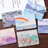 Tarjeta de felicitación creativa de pintura al óleo con relieve dorado, de alta gama, adecuada para las fiestas navideñas, mensajes de estudiantes, bendiciones y tarjetas de agradecimiento