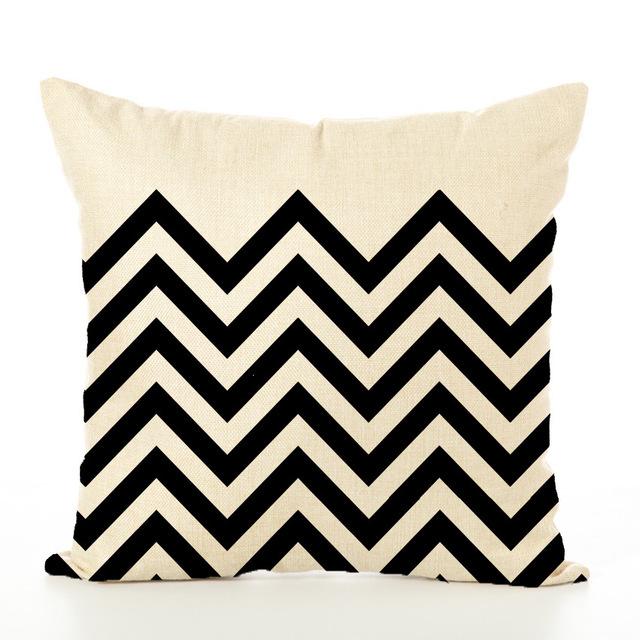 Pillow-Case-Cover-Plaid-Geomet