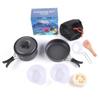 Amazon Explosions DS-200 Conjunto Portátil para Acampamento ao Ar Livre Panela para 1-2 Pessoas Piquenique Churrasqueira Panela Utensílios