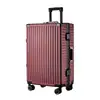 Maleta de Viaje de 24 pulgadas Maleta Grande Capacidad Ruedas Universales Marco de Aluminio Cerradura de Combinación Maleta con Logo Personalizado OEM