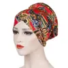 Nuevo Turbante Pequeño Floral de Amazon, Gorro de Algodón con Estampado de Leopardo para Quimioterapia, Gorro para Moño de Cabello en Stock
