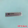 Adequado para Adesivos de Carro Bmw m Performance Adesivos de Carro de Metal Logo de Alumínio Bmw Adesivos Decorativos de Para-lama