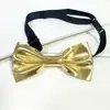 Pajarita Nueva para Niños PU Brillante Decoración para Vestido de Performance Pajarita Collar Flor Al por Mayor Niños Pajarita Azul al por Mayor
