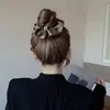 Avançado Anel de Cabelo de Cetim para Intestino Grosso Estilo Coreano Corda de Cabelo Elegante Simples Bola de Cabelo Feminina Estilo Francês Anel de Cabelo Retrô