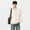 Sudadera Imprimible con Logo, Sudadera Casual Deportiva de Primavera, Camisa Base Gruesa de Peso Pesado para Hombre, Conjunto de Ropa Interior para Hombre, Moderno