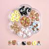 Accesorios para Uñas Estilo Hawaiano Sanrio de Dibujos Animados Transfronterizos Gato Kitty Lazo Caja de Accesorios de Resina para DIY