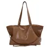 Bolso de Mujer Estilo Coreano Perezoso Chic 2026 Nuevo Bolso de Hombro Único de Gama Alta Moda Simple Gran Capacidad Bolso Tote para el Trabajo