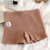 Pantalones Cortos de Boxer para Mujer 2 en 1 de Algodón Puro Antibacteriano con Refuerzo de Algodón Puro Hilo Peinado 60 Hilos 10A