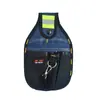 Bolsa de herramientas portátil de mano Bolsa para colgar en la cintura sin cinturón Mini multifuncional engrosada Bolsa para carpintería de gran altitud