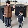 Chaleco de Algodón con Relleno para Niños Invierno Engrosado 2026 Nuevo Ropa de Algodón para Bebés Chaleco Ropa Exterior Chaleco Infantil Ropa Otoño Invierno