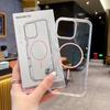 Adecuado para Funda de Teléfono Móvil Apple 17Air, Funda de Teléfono Móvil Magnética Transparente Colorida, de Alta Gama, Estilo Ins Simple y a la Moda para Chicas