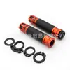 Manopla de borracha antiderrapante para motocicleta, luva de borracha para pedal, clipe de porta de abastecimento, luva de manopla, manopla de alumínio modificado, manopla giratória