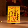 Amuletos de gato do Templo Xiyuan de Suzhou pintados à mão com cinábrio para riqueza e boa sorte, adesivo para celular, cartão de segurança para cães, amuleto de bênção para animais de estimação