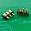 3p Montaje Lateral Pogopín Pasador de Resorte Espaciado 2.5 Altura 2.7 Chapado en Oro Dedal Conector Sonda PG-2-304