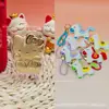 Colgante de oro puro 999 de Hello Kitty, cordón de la serie de peluches de pony Sanrio, regalo promocional de tienda de oro