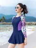 Nuevo Traje de Baño para Mujer Gordita que Cubre el Vientre, Falda Adelgazante Simple para Mujer, Conservador, Reunión de Pecho Grande, Traje de Baño para Aguas Termales