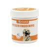 Toalhetes de limpeza de dentes para animais de estimação, limpeza, escovação, almofada de dedo, cuidados orais, escova de dentes, cálculo dental, tártaro, almofada de dedo para gato e cachorro
