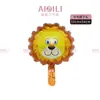 Globos con Cabeza de Animal Spot Globos de Juguete para Niños Globo Grande Mediano Cabeza de León Cabeza de Tigre Globos de Película de Aluminio Venta al por Mayor