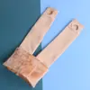 Calcetines de Danza para Niñas Primavera Otoño Invierno con forro polar Espesor Medio Finos Blancos Especiales para Ballet Leggings Medias Finas de Terciopelo para Niños