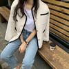 Jaqueta Chanel Inspirada Estilo Francês para Mulheres, Caimento Solto, Sensação de Luxo, Nova Moda Coreana Outono/Inverno 2026 Top Petite