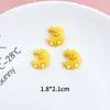 Moda 2025 Desenho Animado Estampa de Leopardo Gravata Borboleta Kt Cat Versátil Resina Acessórios DIY Charms para Sapato Crocs