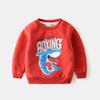 Suéter forrado de vellón para niños, ropa de invierno para niños, chaqueta abrigada para bebés, suéter, jersey grueso para niño, moda de tendencia