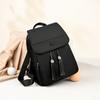 Mochila Pequeña tipo Flip con Borlas Estilo Coreano Nueva Mochila de Tela Oxford Popular en Internet Color Sólido Ligera Mochila de Viaje para Mujer Venta Caliente