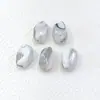 Contas Irregulares em Formato de Pedra Bicolores 12x20mm com Pequenos Furos, Novos Acessórios Estilo Chinês, Acrílico