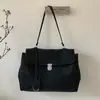 Bolso de Mano Retro de Gran Capacidad para Mujer 2025 Invierno Nuevo Estilo Simple de Aspecto Elegante Bolso Tote de Hombro para Ropa de Trabajo