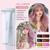 Barbería dedicada tinte de cabello individual salón de belleza micro-marea cubre canas crema color de segmento múltiple color unificado crema al por mayor