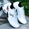45 Sapatos esportivos masculinos tamanho grande 46 Sapatos masculinos brancos 47 Sapatos de viagem de couro à prova d'água Sapatos de estudante da moda Sapatos casuais para homens
