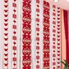 Quarto de Casamento Longo Layout de Personagem Feliz terno Borboleta Flor Decoração de Casamento Casa Nova Quarto Sala de Estar Mulher Cortina Pingente
