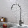 Torneira de Água Quente e Fria para Cozinha em Aço Inoxidável 304 Lavatório para Lavar Vegetais Torneira de Água Quente e Fria Torneira Anti-respingo Rotativa