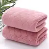 Venta al por mayor Dropshipping Toallas de baño de forro polar de coral Suaves Absorbentes Juegos de toallas de baño con flores europeas Regalo En stock Dropshipping